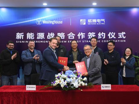 英国上市公司365与西屋电气正式达成全球新能源战略合作